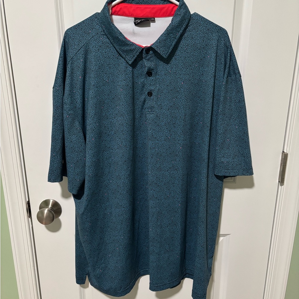 Sunday Swagger Men's Blue Golf Polo Shirt